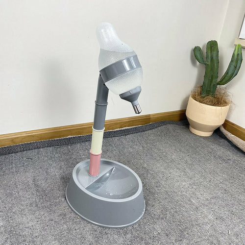 Distributeur Automatique d’Eau et Gamelle Réglable pour Animaux