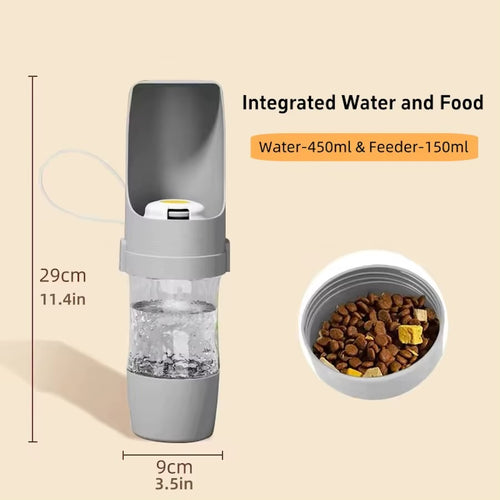 Bouteille Portable Eau & Nourriture Nexodog®