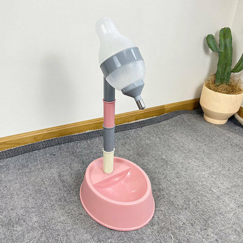 Distributeur Automatique d’Eau et Gamelle Réglable pour Animaux